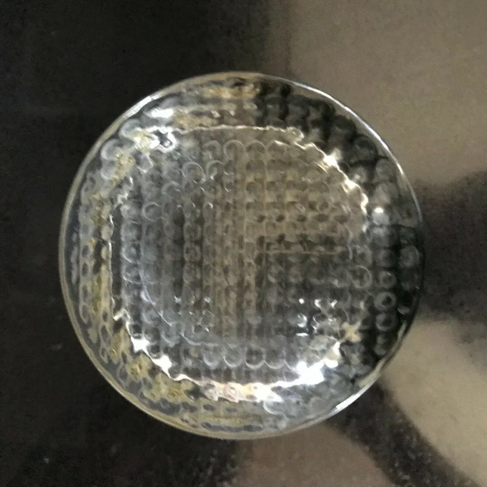 Black block H Monogram Initial Cocktail Glass